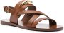 Valentino Garavani Flat Sandals Brown Dames - Thumbnail 3