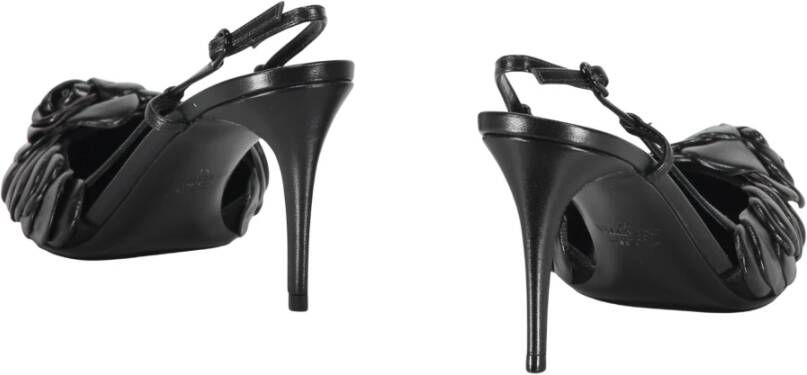 Valentino Garavani Floral Pointy Toe Slingback Pumps