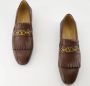 Valentino Garavani Fringed VLogo Mocassins - Thumbnail 2