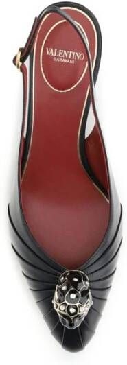 Valentino Garavani Geëmailleerde Feline Head Pumps