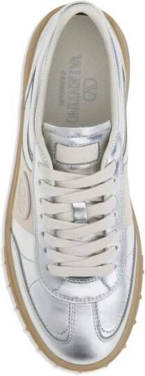 Valentino Garavani Gelamineerd lederen Upvillage Sneakers
