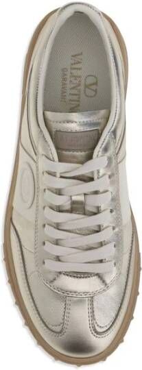 Valentino Garavani Gelamineerde leren Upvillage Sneakers