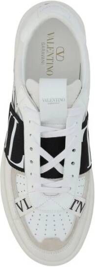 Valentino Garavani Geperforeerde Sneakers met Webbing Banden
