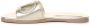 Valentino Garavani Golden VLogo Slide Sandalen - Thumbnail 2