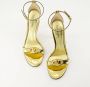 Valentino Garavani Gouden Metallic Hak Sandalen - Thumbnail 2