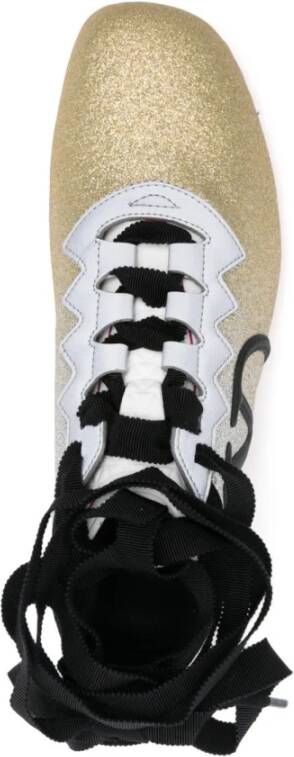 Valentino Garavani Gouden Sneakers met VLogo Signature Binnenzool