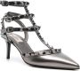 Valentino Garavani Grijze elegante sandalen voor vrouwen Gray Dames - Thumbnail 3