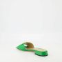 Valentino Garavani Groene leren VLogo Muiltjes Lente-Zomer 2025 Green Dames - Thumbnail 3