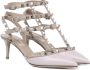 Valentino Garavani Studded Leather Slingback Heels Pink Dames - Thumbnail 5
