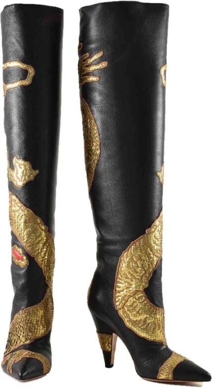 Valentino Garavani Heeled Boots Zwart Dames