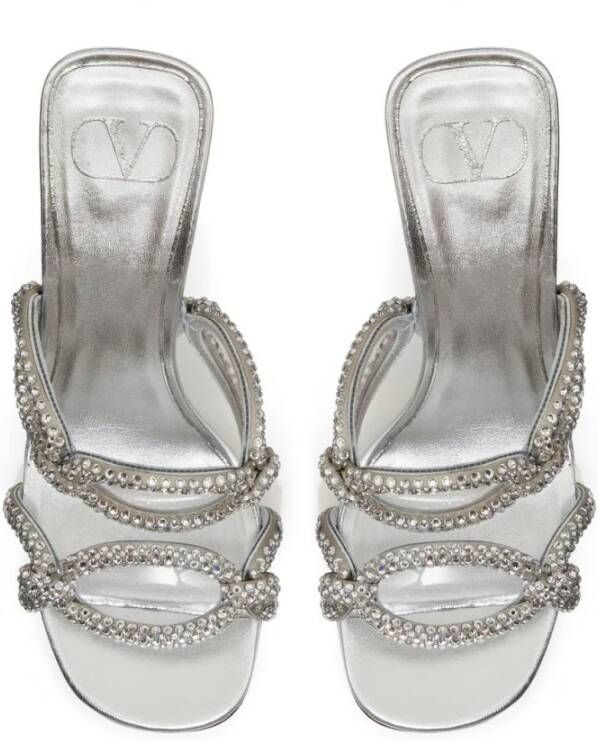Valentino Garavani Heeled Mules Grijs Dames