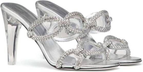 Valentino Garavani Heeled Mules Grijs Dames