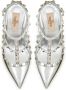 Valentino Garavani Zilveren Rockstud Patent Leren Pumps Gray Dames - Thumbnail 6