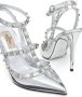 Valentino Garavani Zilveren Rockstud Patent Leren Pumps Gray Dames - Thumbnail 5