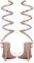Valentino Garavani Pumps & high heels Rockstud Leather Sandals 100 mm in beige - Thumbnail 4