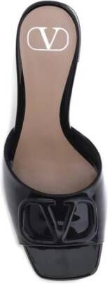 Valentino Garavani Iconische VLogo Patent Leren Slide Sandalen
