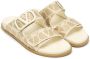 Valentino Garavani Iconographe Platte Sandalen Ivory Beige Dames - Thumbnail 3