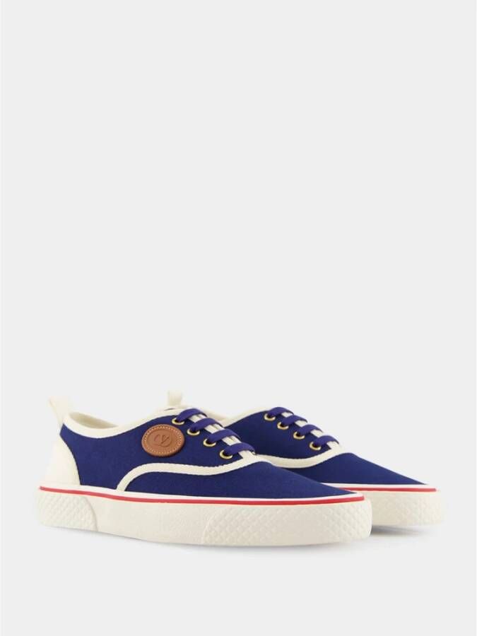 Valentino Garavani Indigo Canvas Sneakers