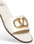 Valentino Garavani Ivory Leather Square Toe Slippers - Thumbnail 2
