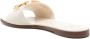 Valentino Garavani Ivory Leather Square Toe Slippers - Thumbnail 3