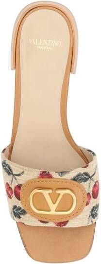 Valentino Garavani Kersen Jacquard Sandalen