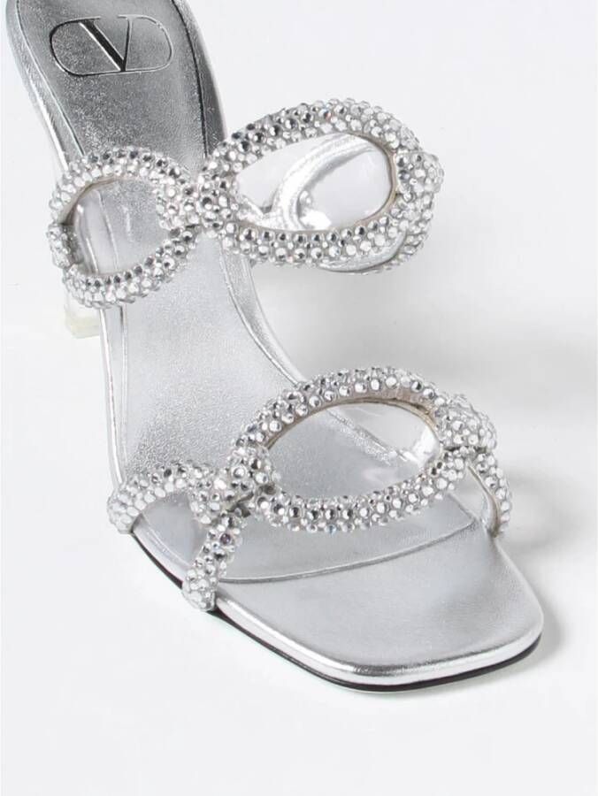 Valentino Garavani Sandalen met Kristallen Versiering en Hak