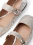 Valentino Garavani Kristalversierde platte schoenen zilver Gray Dames - Thumbnail 6