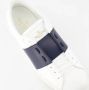 Valentino Garavani Lamé Logo Leren Veterschoenen White Heren - Thumbnail 5