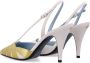Valentino Garavani Leaf Motif Slingback Pumps - Thumbnail 2