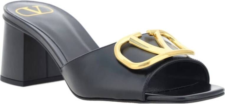 Valentino Garavani Leren sandalen met vierkante neus