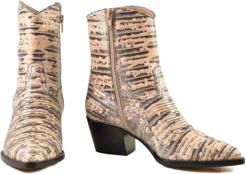 Valentino Garavani Leren Schoenen Beige Dames