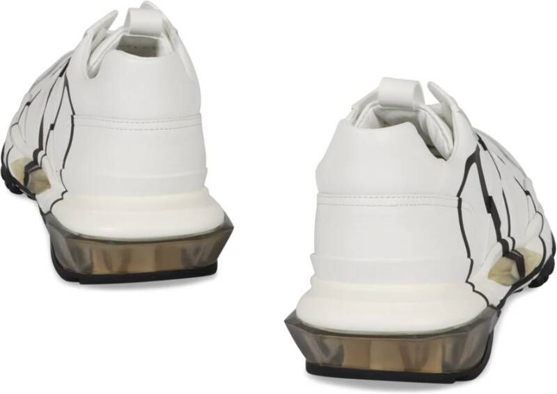Valentino Garavani Leren Sneakers met Ronde Neus