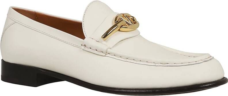 Valentino Garavani Ivory Loafer Vlogo Gate White Dames