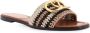 Valentino Garavani Logo Detail Gehaakte Sandalen Leren Zool Multicolor Dames - Thumbnail 2