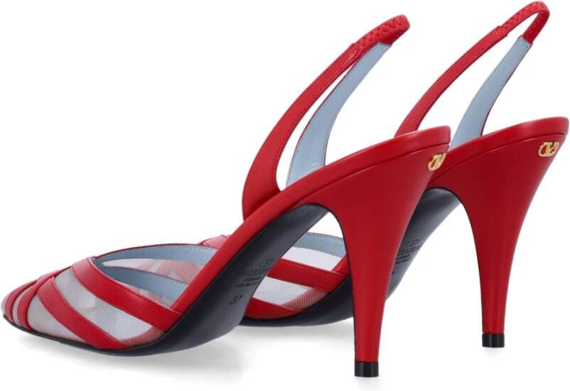 Valentino Garavani Mesh Slingback Pumps VLogo Signature Hak