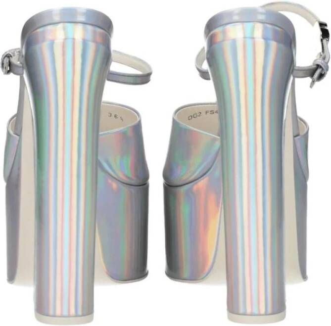 Valentino Garavani Metallic Effect Hoge Hak Sandaal
