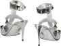 Valentino Garavani Metallic Leren Cut-Out Pumps met Studs - Thumbnail 2