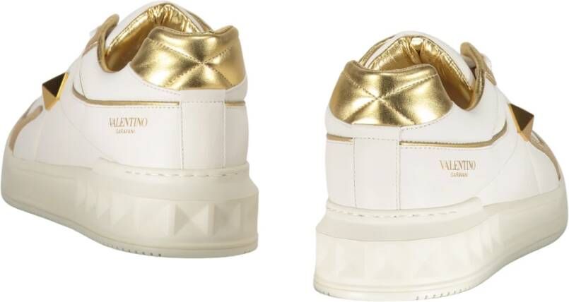 Valentino Garavani Metallic Leren Low-Top Sneakers