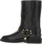 Valentino Garavani Zwarte VLogo Signature Square Toe Laarzen Black Dames - Thumbnail 4