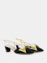 Valentino Garavani Moiré Fabric Bowow Slingback Pumps - Thumbnail 2