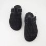 Valentino Garavani Monogram Canvas Slip-On Mules Black Heren - Thumbnail 6