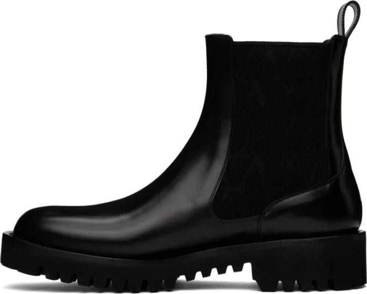 Valentino Garavani Monogram Goma Beatle Sneakers Black Heren