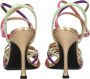 Valentino Garavani Multicolor leren sandaal met studs - Thumbnail 2
