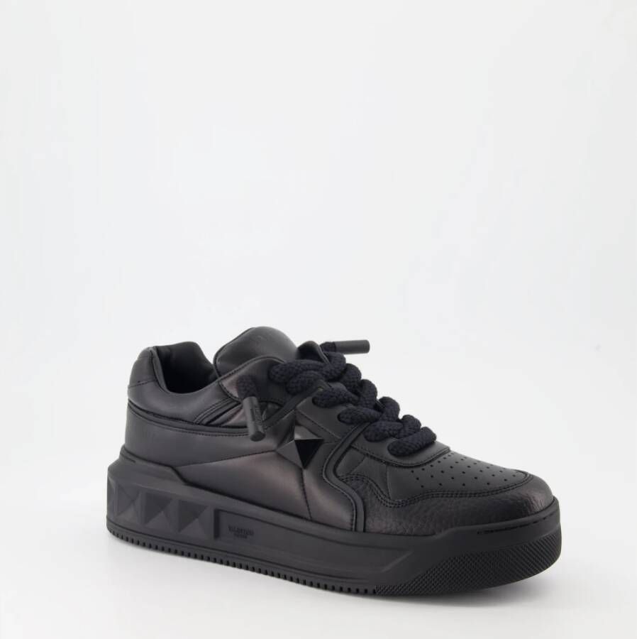 Valentino Garavani One Stud Veterschoenen Black Heren