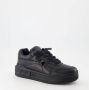 Valentino Garavani Zwarte leren Stud Baskets Lente-Zomer 2025 Black Heren - Thumbnail 2