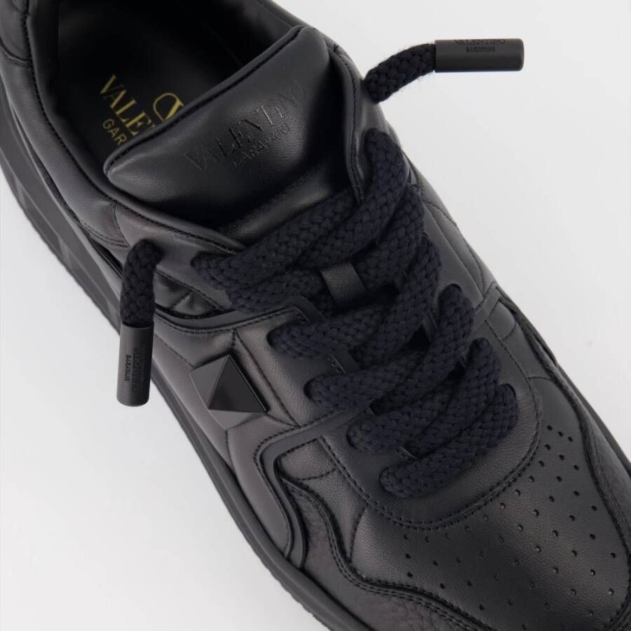 Valentino Garavani One Stud Veterschoenen Black Heren
