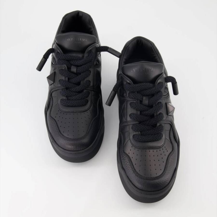 Valentino Garavani One Stud Veterschoenen Black Heren