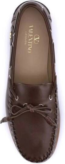 Valentino Garavani Palm Avenue Bootsloafers Leren Kwastjes