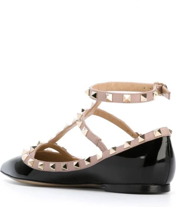 Valentino Garavani Platte schoenen met studs Black Dames