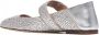 Valentino Garavani Kristalversierde platte schoenen zilver Gray Dames - Thumbnail 3